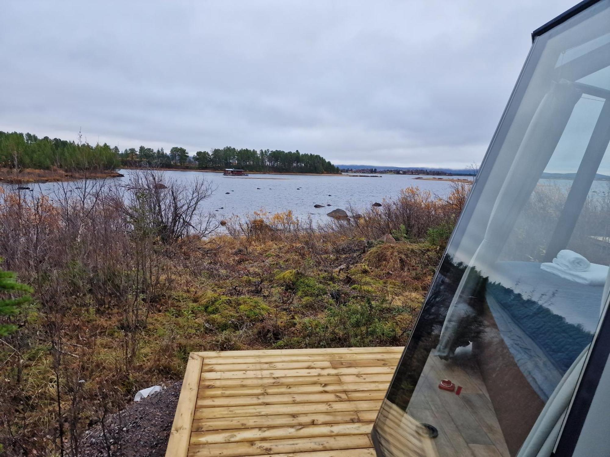 Aurora River Camp Glass Igloos & Cabins Kiruna Exteriér fotografie